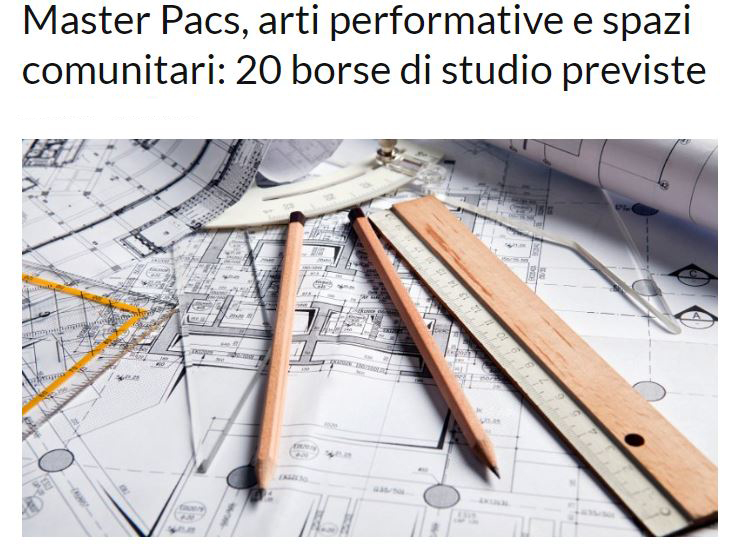 Master arti pefomative